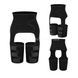 Утягивающий пояс для похудения и коррекции фигуры ADJUSTABLE ONE PIECE WAIST BAND XXLЧерный