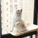 Лежанка для кішок на вікно з присосками Window Mounted Cat Bed Бежева