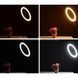 Кольцевая лампа для селфи QX-360 36 см 3 крепежа Ring Fill Light