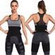 Утягивающий пояс для похудения и коррекции фигуры ADJUSTABLE ONE PIECE WAIST BAND XXLЧерный