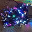 Гірлянда лінійна внутрішня 220V 300LED AND 114-10 Чорний дріт, мультиколор