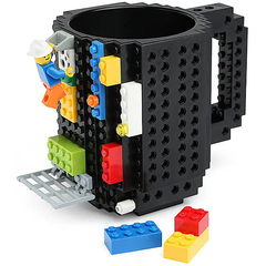 Кухоль - конструктор LEGO 350 мл Чорна