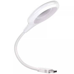 Лампа кольцевая гибкая USB LK-50 1,5Вт Белая