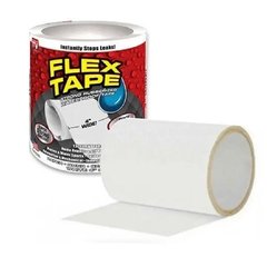 Сверхсильная клейкая лента Flex Tape 10*152 см Белая