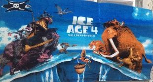Рушник пляжний Ice age 75х150см Махра/Велюр