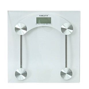 Весы напольные электронные стеклянные до 180 кг SOKANY SK-19030
