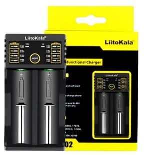 Зарядний пристрій універсальний для 18650, АА, ААА LiitoKala Lii-202 battery charger TYPE-C