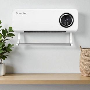 Настенный тепловентилятор с LED дисплеем и 2 режимами обогрева 2000W DOMOTEC MS-5963 Белый