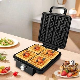 Вафельница электрическая с антипригарным покрытием 1500Вт Sokany SK-08031