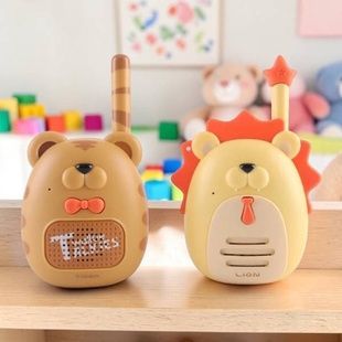 Рация детская игровая 3*ААА до 500м 2шт R-831 Коричневая и желтая