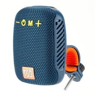 Велодинамик беспроводной с креплением на руль Bluetooth + радио TG392 IPX5 speakerphone Синий