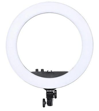 Лампа кольцевая светодиодная HQ-18 с держателем для телефона