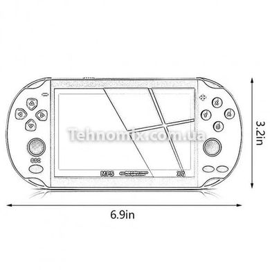 Игровая приставка - PSP X7 Синяя