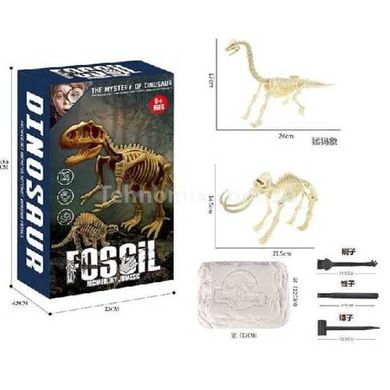 Набір дитячий для розкопок Динозаври з набором інструментів 222-8 Fossil