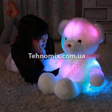 Плюшевый светящийся мишка Тедди 50 см Белый