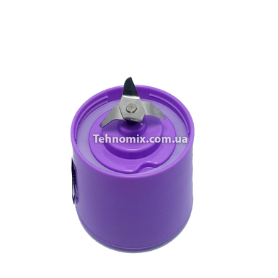 Блендер Smart Juice Cup Fruits USB Фиолетовый 4 ножа
