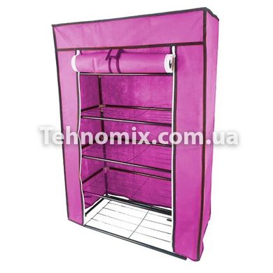Складной тканевый шкаф для обуви FH-5556 Розовый