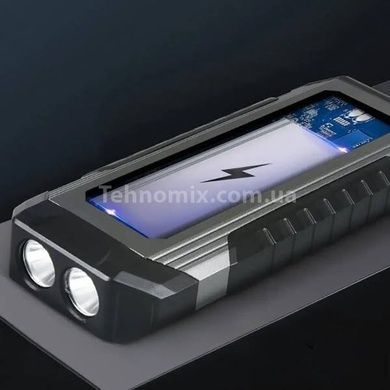 Фонарик-павербанк powerbank 8000 Черный