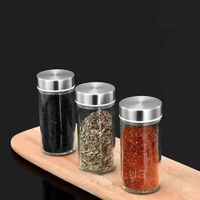 Карусель для специй 16 отсеков Stainless steel and wood Серебро
