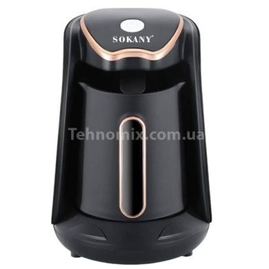 Турка электрическая кофеварка 250мл SOKANY SK-04008 Черная