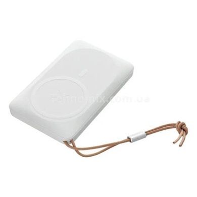 Power bank с беспроводной зарядкой VEGER 10000 mAh MagSafe PD QC3.0 2A 20W MagOn VP1151 / W1151 Белый