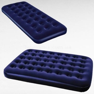 Матрас надувной с насосом Avenli Flocked Air Bed Twin 191*73*22см