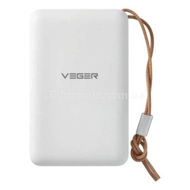 Power bank с беспроводной зарядкой VEGER 10000 mAh MagSafe PD QC3.0 2A 20W MagOn VP1151 / W1151 Белый