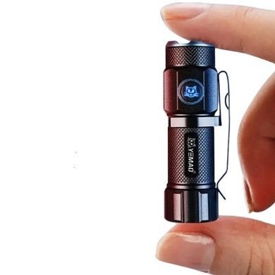 Ліхтар ручний акумуляторний підвищеної потужності пошуковий YEMAO YM-F602X XHP50 Чорний