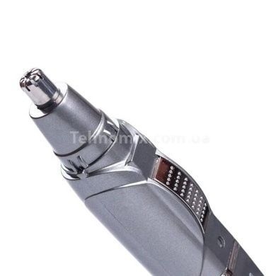 Триммер аккумуляторный с насадками для носа, ушей и бровей Sokany SK-316 Серый