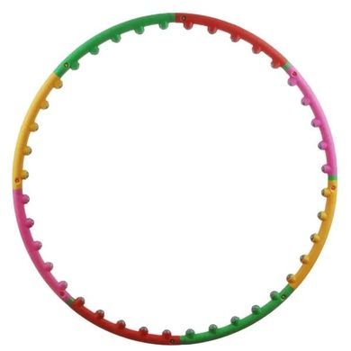 Обруч Hula Hoop M 0251 массажный разборной Разноцветный