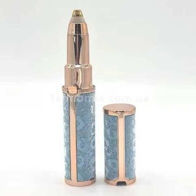 Триммер для бровей аккумуляторный с USB-зарядкой и сменной насадкой 2 в 1 Blawless Голубой
