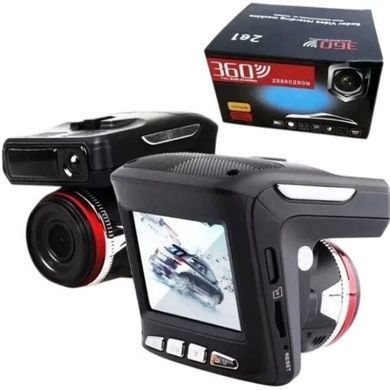 Видеорегистратор автомобильный с GPS- радар-детектором DVR X7 Черный