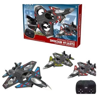 Самолет на радиоуправлении Истребитель toy airplane AND JX2085 Черный с салатовым
