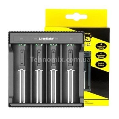 Зарядное устройство для аккумуляторов с индикатором заряда LiitoKala Lii-L4 Черное