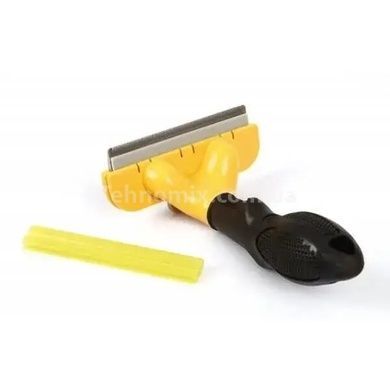 Фурмінатор з кнопкою для чищення вовни FURminator 6.8 см Жовтий