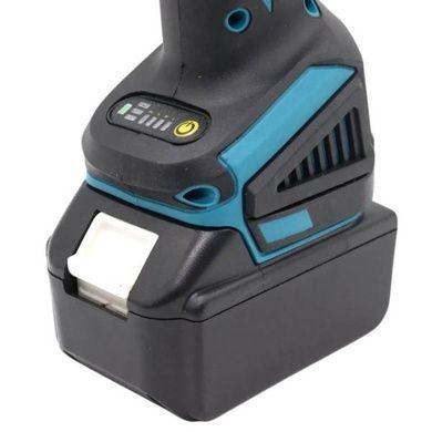 Болгарка аккумуляторная с 2 аккумуляторами в чемодане DOMOTEC 125mm 48V Чёрная с голубым