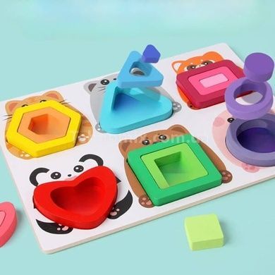 Игровой набор Вкладыши С 68279 Разноцветный