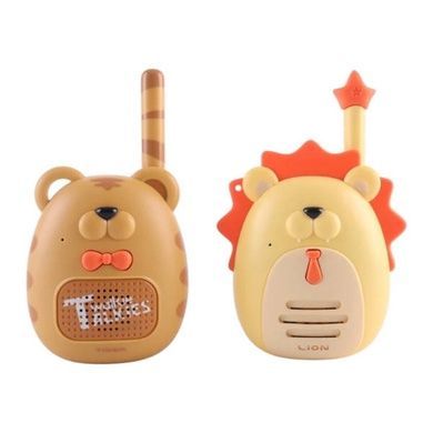 Рация детская игровая 3*ААА до 500м 2шт R-831 Коричневая и желтая