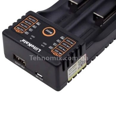 Зарядное устройство универсальное для 18650, АА, ААА LiitoKala Lii-202 battery charger TYPE-C