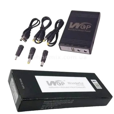 ДБЖ для роутера UPS WGP power bank 8800mAh Чорний