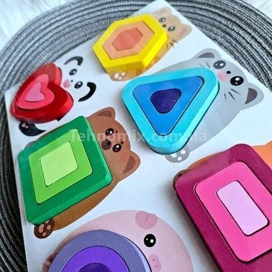 Игровой набор Вкладыши С 68279 Разноцветный