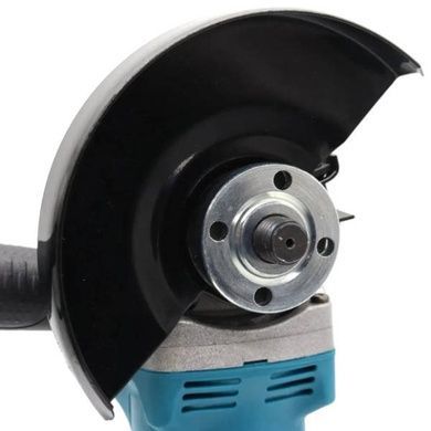 Болгарка аккумуляторная с 2 аккумуляторами в чемодане DOMOTEC 125mm 48V Чёрная с голубым