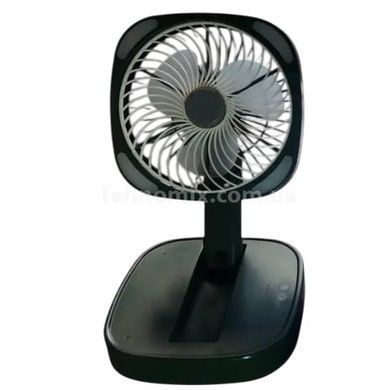 Вентилятор настільний складаний з підсвічуванням 28x20x12см F670 Зелений