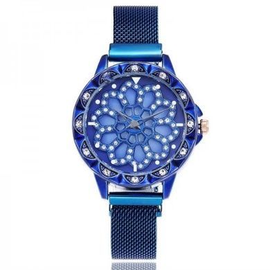 Часы женские с каучуковым ремешком Classic Diamonds Фиолетовые
