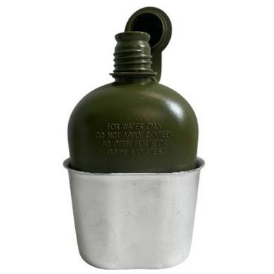 Фляга пластиковая с чехлом в камуфляжной расцветке MILITARY STYLE 1L Пиксель