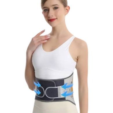 Корсет ортопедичний Belt 1094 Сірий з чорним XL
