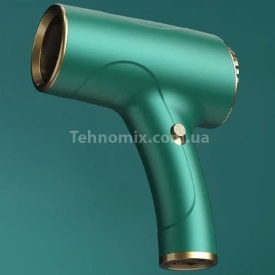 Фен бездротовий для волосся Portable Hair Dryer 2600 mAh Зелений
