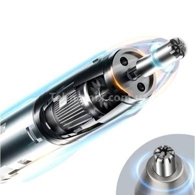 Триммер аккумуляторный с насадками для носа, ушей и бровей Sokany SK-316 Серый