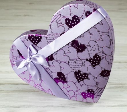 Подарунковий набір жіночий Jesou в Серце № 33 Фіолетовий