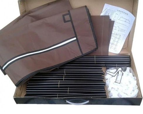 Складана тканинна шафа Storage Wardrobe 88130 Коричнева